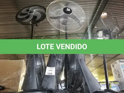 LOTE 320 - 6 VENTILADORES (NO ESTADO SEM GARANTIA DE FUNCIONAMENTO, SUJEITO A POSSÍVEIS AVARIAS VISÍVEIS/OCULTAS E/OU AUSÊNCIA DE COMPONENTES)