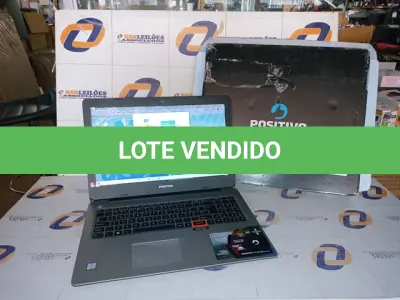 LOTE 093 - NOTEBOOK POSITIVO INTEL CORE I3 6006U, 4GB RAM, SSD TELA 15,6 LCD, WINDOWS 10 (NO ESTADO SEM GARANTIA DE FUNCIONAMENTO, SUJEITO A POSSÍVEIS AVARIAS VISÍVEIS/OCULTAS E/OU AUSÊNCIA DE COMPONENTES)