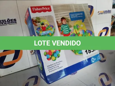 LOTE 183 - PISCINA DE BOLINHAS INFANTIL BEBE COM CESTA - FISHER PRICE (NO ESTADO SEM GARANTIA DE FUNCIONAMENTO, SUJEITO A POSSÍVEIS AVARIAS VISÍVEIS/OCULTAS E/OU AUSÊNCIA DE COMPONENTES)