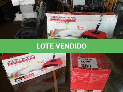 LOTE 388 - 4 VASSOURAS MULTIUSO MAGICA 3 EM 1 (NO ESTADO SEM GARANTIA DE FUNCIONAMENTO, SUJEITO A POSSÍVEIS AVARIAS VISÍVEIS/OCULTAS E/OU AUSÊNCIA DE COMPONENTES)