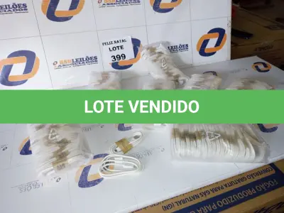 LOTE 399 - 140 CABOS CARREGADOR MICRO USB V8 (NO ESTADO SEM GARANTIA DE FUNCIONAMENTO, SUJEITO A POSSÍVEIS AVARIAS VISÍVEIS/OCULTAS E/OU AUSÊNCIA DE COMPONENTES)