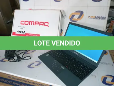 LOTE 193 - NOTEBOOK COMPAQ 14P CORE-I3 4GB SSD120GB  (NO ESTADO SEM GARANTIA DE FUNCIONAMENTO, SUJEITO A POSSÍVEIS AVARIAS VISÍVEIS/OCULTAS E/OU AUSÊNCIA DE COMPONENTES)