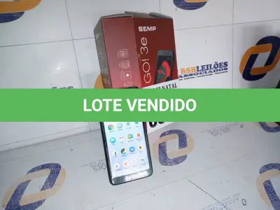 LOTE 030 - SMARTPHONE SEMP GO3E TELA 5,0" ANDROID 8.1 (NO ESTADO SEM GARANTIA DE FUNCIONAMENTO, SUJEITO A POSSÍVEIS AVARIAS VISÍVEIS/OCULTAS E/OU AUSÊNCIA DE COMPONENTES)