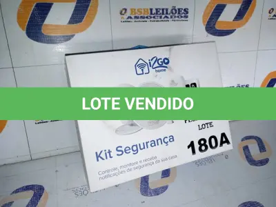 LOTE 180 - KIT DE SEGURANÇA INTELIGENTE I2GO (NO ESTADO SEM GARANTIA DE FUNCIONAMENTO, SUJEITO A POSSÍVEIS AVARIAS VISÍVEIS/OCULTAS E/OU AUSÊNCIA DE COMPONENTES)