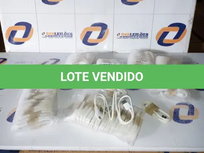 LOTE 391 - 120 CABOS CARREGADOR MICRO USB V8 (NO ESTADO SEM GARANTIA DE FUNCIONAMENTO, SUJEITO A POSSÍVEIS AVARIAS VISÍVEIS/OCULTAS E/OU AUSÊNCIA DE COMPONENTES)
