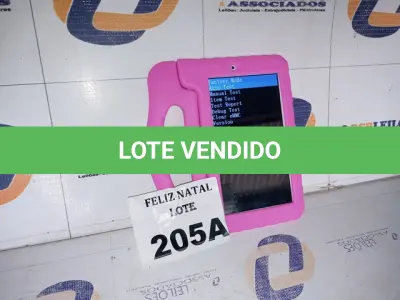 LOTE 205 - TABLET MULTILASER PRINCESAS (NO ESTADO SEM GARANTIA DE FUNCIONAMENTO, SUJEITO A POSSÍVEIS AVARIAS VISÍVEIS/OCULTAS E/OU AUSÊNCIA DE COMPONENTES)