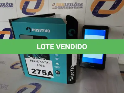 LOTE 275 - TABLET POSITIVO TWIST TAB T770C, 32GB, (NO ESTADO SEM GARANTIA DE FUNCIONAMENTO, SUJEITO A POSSÍVEIS AVARIAS VISÍVEIS/OCULTAS E/OU AUSÊNCIA DE COMPONENTES)