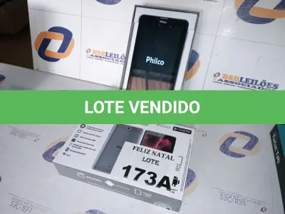 LOTE 173 - TABLET PHILCO PTB7RSG 16GB (NO ESTADO SEM GARANTIA DE FUNCIONAMENTO, SUJEITO A POSSÍVEIS AVARIAS VISÍVEIS/OCULTAS E/OU AUSÊNCIA DE COMPONENTES)