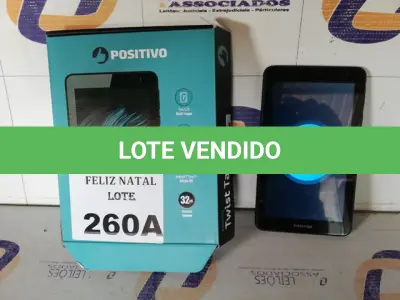 LOTE 260 - TABLET POSITIVO TWIST TAB T770C, 32GB,  (NO ESTADO SEM GARANTIA DE FUNCIONAMENTO, SUJEITO A POSSÍVEIS AVARIAS VISÍVEIS/OCULTAS E/OU AUSÊNCIA DE COMPONENTES)