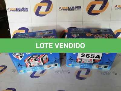LOTE 265 - 2 CAIXAS DE SOM (NO ESTADO SEM GARANTIA DE FUNCIONAMENTO, SUJEITO A POSSÍVEIS AVARIAS VISÍVEIS/OCULTAS E/OU AUSÊNCIA DE COMPONENTES)