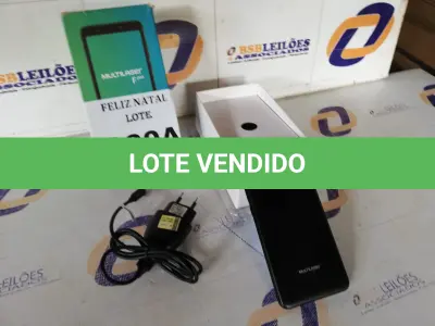 LOTE 300 - SMARTPHONE MULTILASER F PRO 4G 16GB ANDROID 9 (NO ESTADO SEM GARANTIA DE FUNCIONAMENTO, SUJEITO A POSSÍVEIS AVARIAS VISÍVEIS/OCULTAS E/OU AUSÊNCIA DE COMPONENTES)