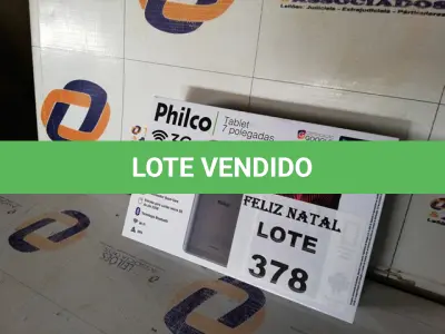 LOTE 378 - TABLET PHILCO TELA 7 3G WIFI 16GB (NO ESTADO SEM GARANTIA DE FUNCIONAMENTO, SUJEITO A POSSÍVEIS AVARIAS VISÍVEIS/OCULTAS E/OU AUSÊNCIA DE COMPONENTES)