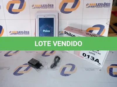 LOTE 013 - TABLET PHILCO 16GB (NO ESTADO SEM GARANTIA DE FUNCIONAMENTO, SUJEITO A POSSÍVEIS AVARIAS VISÍVEIS/OCULTAS E/OU AUSÊNCIA DE COMPONENTES)