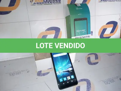 LOTE 210 - SMARTPHONE MULTILASER F PRO 4G 16GB ANDROID 9 (NO ESTADO SEM GARANTIA DE FUNCIONAMENTO, SUJEITO A POSSÍVEIS AVARIAS VISÍVEIS/OCULTAS E/OU AUSÊNCIA DE COMPONENTES)