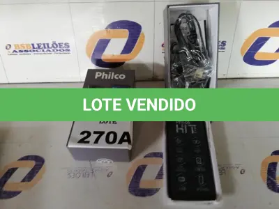 LOTE 270 - SMARTPHONE HIT MAX PHILCO 4GB RAM 128GB (NO ESTADO SEM GARANTIA DE FUNCIONAMENTO, SUJEITO A POSSÍVEIS AVARIAS VISÍVEIS/OCULTAS E/OU AUSÊNCIA DE COMPONENTES)