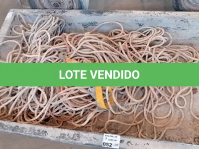 LOTE 052 - 01-BACIA PARA PREPARO DE MASSAS PARA OBRA, 01-LOTE C/ CORDAS (NO ESTADO)