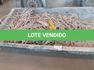 LOTE 052 - 01-BACIA PARA PREPARO DE MASSAS PARA OBRA, 01-LOTE C/ CORDAS (NO ESTADO)