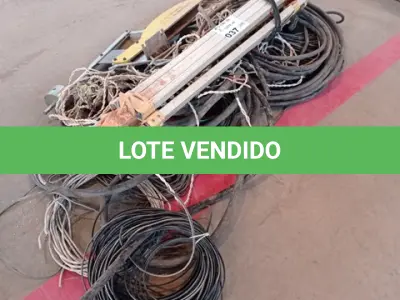 LOTE 037 - 01-LOTE C/ CABOS ELÉTRICOS DIVERSO (NO ESTADO)