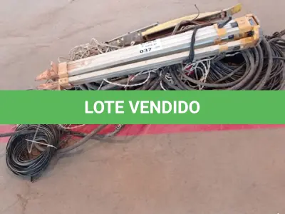 LOTE 037 - 01-LOTE C/ CABOS ELÉTRICOS DIVERSO (NO ESTADO)