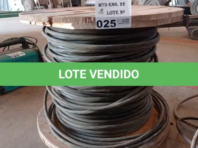 LOTE 025 - 01-CARRETEL DE FIO 4X4MM 06, 1KV (NO ESTADO)