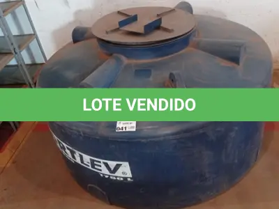LOTE 041 - 01-CAIXA DE D’AGUA 1.500 LITROS (NO ESTADO)