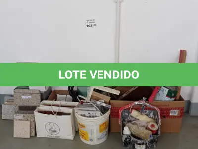 LOTE 103 - 01-LOTE C/AMOSTRAS DE PISO E PERIFÉRICOS (NO ESTADO)
