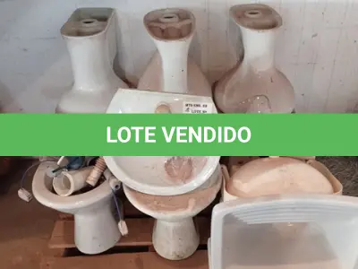 LOTE 074 - 01-LOTE C/08-VASOS SANITÁRIOS, 02-PIAS E01-TANQUE (NO ESTADO)