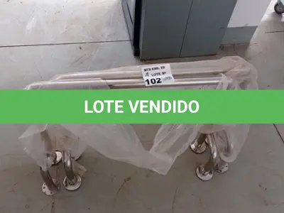 LOTE 102 - 02-BARRA DE APOIO EM INOX (NO ESTADO)