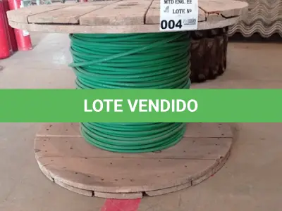LOTE 004 - 01-CARRETEL DE FIO 1,25MM 0,6/1KV(NO ESTADO)