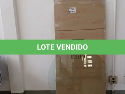 LOTE 077 - 01-VIDRO REDONDO (NO ESTADO)
