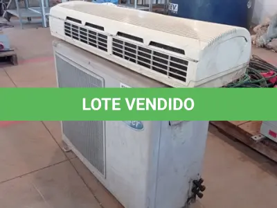 LOTE 019 - 01-CONDENSADORA E 01-EVAPORADORA (NO ESTADO)