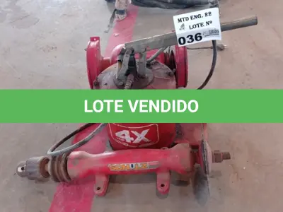 LOTE 036 - 01-ESMERIL ,01-GRAXEIRA E 01-MANCAL (NO ESTADO)