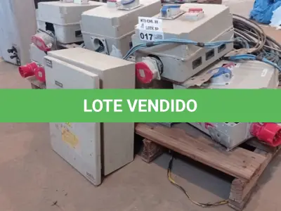 LOTE 017 - 01-LOTE C/CAIXAS DE LIGAÇÃO ELÉTRICA (NO ESTADO)