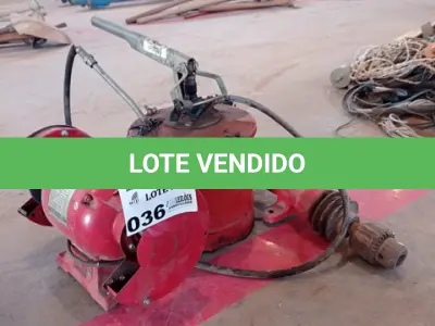 LOTE 036 - 01-ESMERIL ,01-GRAXEIRA E 01-MANCAL (NO ESTADO)