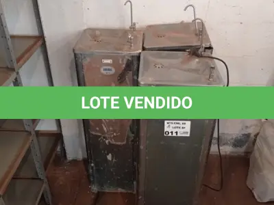 LOTE 011 - 03-BEBEDOUROS DE PRESSÃO (NO ESTADO)