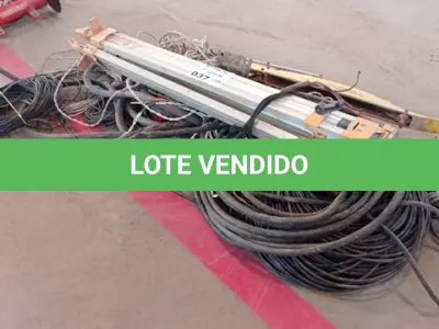 LOTE 037 - 01-LOTE C/ CABOS ELÉTRICOS DIVERSO (NO ESTADO)