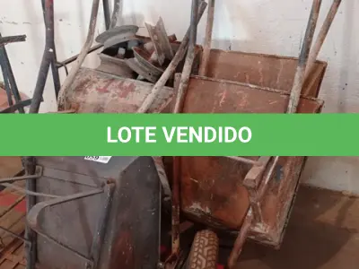 LOTE 059 - 05- CARRINHOS DE MÃO (NO ESTADO)