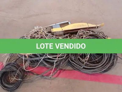 LOTE 037 - 01-LOTE C/ CABOS ELÉTRICOS DIVERSO (NO ESTADO)