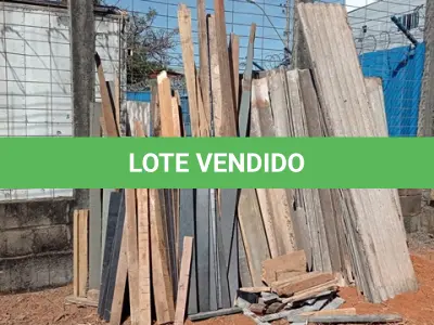 LOTE 107 - 01-LOTE C/ TELHAS DE AMIANTO E MADEIRAS (NO ESTADO)