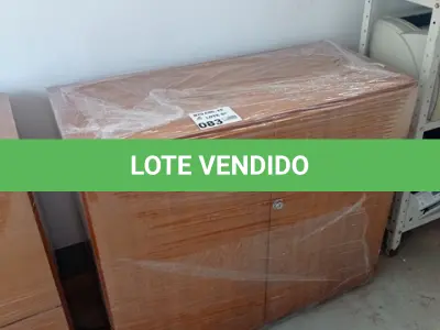 LOTE 083 - 01- ARMÁRIO EM MADEIRA, 02-PORTAS (NO ESTADO)