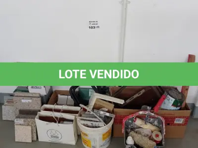 LOTE 103 - 01-LOTE C/AMOSTRAS DE PISO E PERIFÉRICOS (NO ESTADO)
