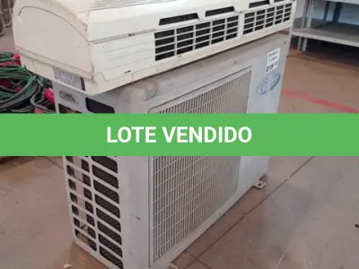 LOTE 019 - 01-CONDENSADORA E 01-EVAPORADORA (NO ESTADO)