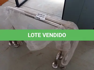 LOTE 102 - 02-BARRA DE APOIO EM INOX (NO ESTADO)