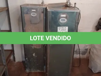LOTE 011 - 03-BEBEDOUROS DE PRESSÃO (NO ESTADO)