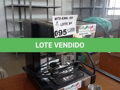 LOTE 095 - 01-CAFETEIRA BREVILLE (NO ESTADO)
