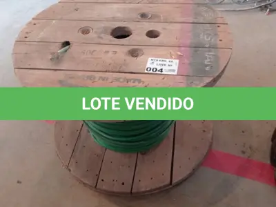 LOTE 004 - 01-CARRETEL DE FIO 1,25MM 0,6/1KV(NO ESTADO)