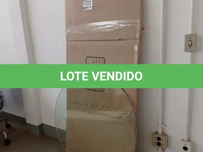 LOTE 077 - 01-VIDRO REDONDO (NO ESTADO)
