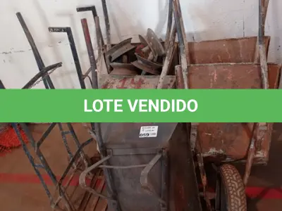 LOTE 059 - 05- CARRINHOS DE MÃO (NO ESTADO)
