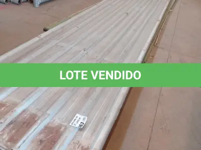 LOTE 063 - 10-TELHAS EM ZINCO APX: 6 METROS, E 02-CHAPAS EM ZINCO (NO ESTADO)