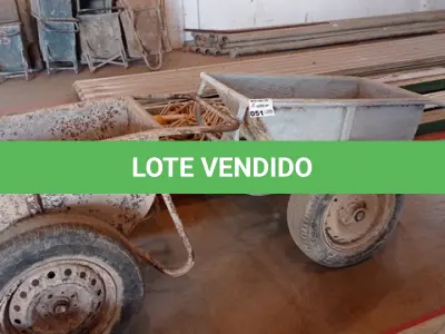 LOTE 051 - 04- CARRINHOS PARA OBRA (JERICO) (NO ESTADO)